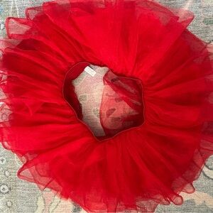 Red Tulle Skirt